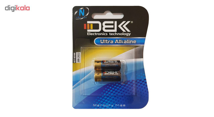 باتری آلکالاین سایز N دی بی کی مدل LR1 بسته 2 عددی