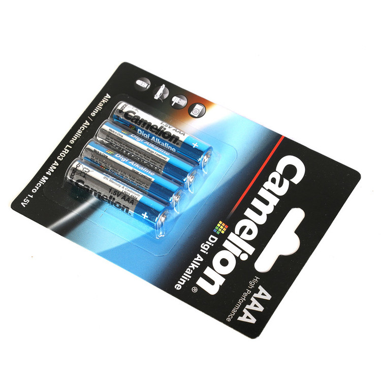 باتری نیم قلمی کملیون مدل DIGI Alkaline بسته 4 عددی