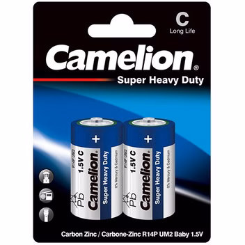 باتری متوسط کارتی کملیون مدل Super Heavy Duty بسته ۲ عددی