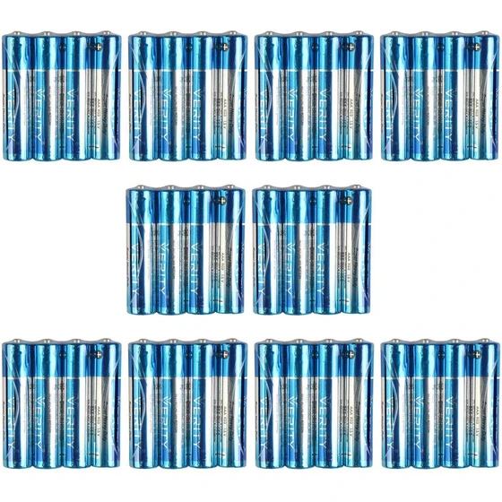 باتری نیم قلمی وریتی مدل Super Heavy Duty بسته 40 عددی
