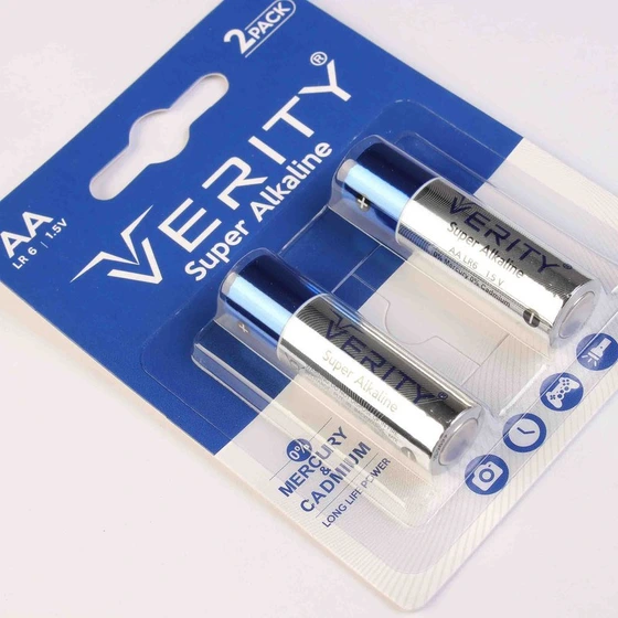 باتری قلمی وریتی مدل Ultra Alkaline بسته ۲ عددی