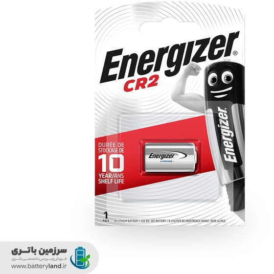باتری CR2 لیتیومی ۳ ولت ۸۰۰ میلی‌آمپر انرجایزر Energizer