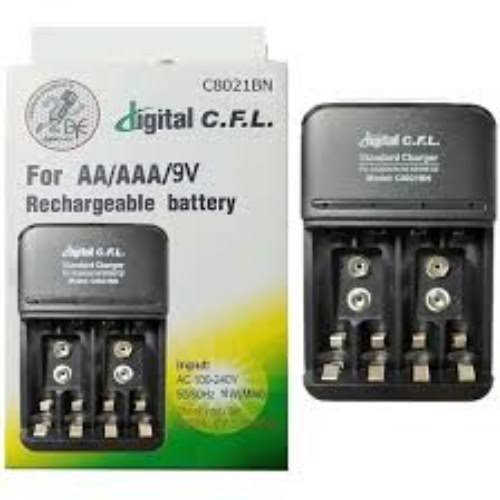 شارژر باتری دیجیتال سی اف ال مدل C8021BN چهار تایی