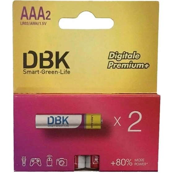 باتری نیم قلمی Digital Premium دی بی کی DBK بسته 2 عددی
