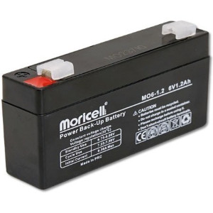 باتری سیلد اسید 6 ولت 1.2 آمپر ساعت موریسل (Moricell) - خشک (VRLA)
