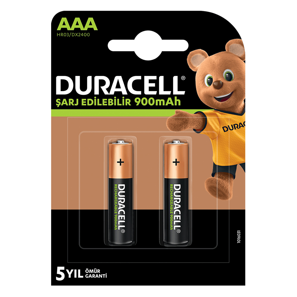 باتری نیم‌ قلمی شارژی دوراسل (Duracell) مدل 900mAh