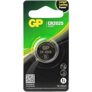 باتری سکه‌ای لیتیومی جی‌پی (GP) مدل CR2025 ولتاژ ۳ ولت