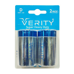باتری بزرگ (سایز D) وریتی مدل SUPER HEAVY DUTY – بسته ۲ عددی