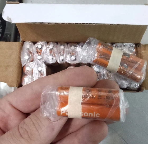 باتری نیم قلم شارژی پاناسونیک 630 میلی آمپر Panasonic (فابریکی ساخت اندونزی)